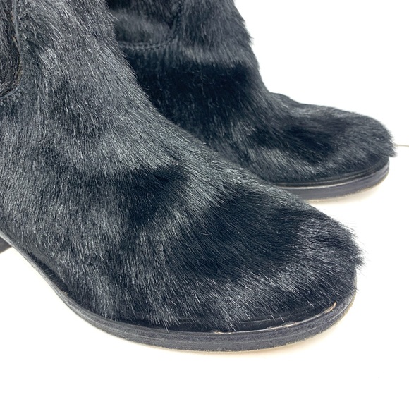 Chanel Pony Hair Fur Calfskin Boots - Picture 7 of 8